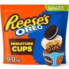 image:imageREESES OREO Miniatures Milk Chocolate and White Creme Peanut Butter Cups Candy Share Pack 9 ozPeanut Butter