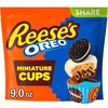 image:imageREESES OREO Miniatures Milk Chocolate and White Creme Peanut Butter Cups Candy Share Pack 9 ozPeanut Butter