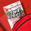 image:imageSOUR STRIPS Strawberry Flavored Chewy Candy Bag 34 ozOunce