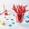 image:imageTWIZZLERS Twists Strawberry Flavored Licorice Style Chewy Holiday Candy Tub 5 lbStrawberry