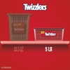 image:imageTWIZZLERS Twists Strawberry Flavored Licorice Style Chewy Holiday Candy Tub 5 lbStrawberry