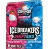 image:imageICE BREAKERS Flavor Shifters Wild Berry to Coolmint Flavored Sugar Free Chewing Gum Bottles 324 oz 6 Count 40 Pieces