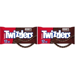image:imageTWIZZLERS Twists Chocolate Flavor 12Ounce Bag12 Ounce Pack of 2
