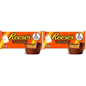 image:imageREESES Milk Chocolate HalfPound Peanut Butter Cups Candy Pack 16 oz 2 PiecesPeanut Butter