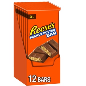 image:imageREESES Milk Chocolate Peanut Butter XL Candy Bars 425 oz 12 Count 12 PiecesMilk Chocolate Peanut Butter