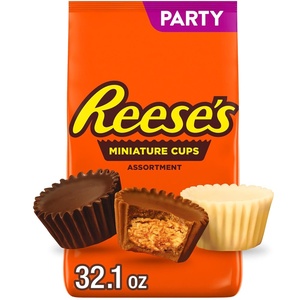 image:imageREESES Miniatures Assorted Flavored Peanut Butter Cups Candy Party Pack 321 oz