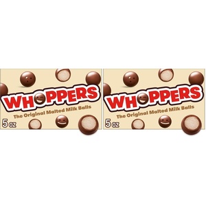 image:imageWhoppers Malted Milk Balls Milk Chocolate Pieces 5 oz 12Box HEC02440MilkChocolate
