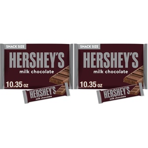 image:imageHERSHEYS Milk Chocolate Snack Size Candy Bag 1035 oz1035 Ounce Pack of 2