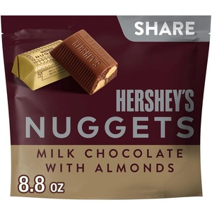 image:imageHersheys Nuggets Milk Chocolate with Almonds Candy Share Pack 88 Ounce