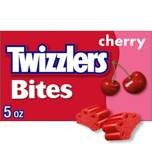 image:imageTWIZZLERS Bites Cherry Flavored Licorice Style Chewy Candy Boxes 5 oz 12 CountCherry Bites