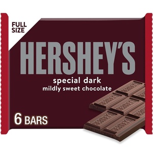 image:imageHersheys Special Dark Mildly Sweet Chocolate Xl Candy Bar 42 Ounce 16 Count145 Ounce Pack of 6